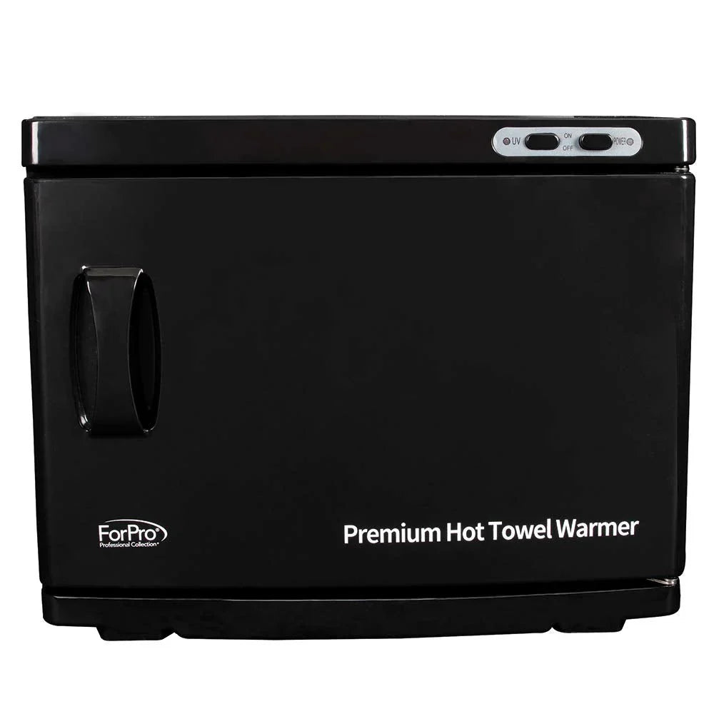 ForPro Professional Collection Premium Hot Towel Warmer, 23L Extra Large Capacity, Two Stainless Steel Racks, White