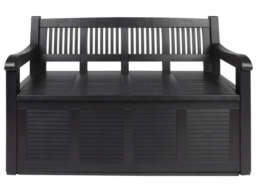 LIVARNO home Banc de jardin avec coffre de rangement, 280 L, en plastique