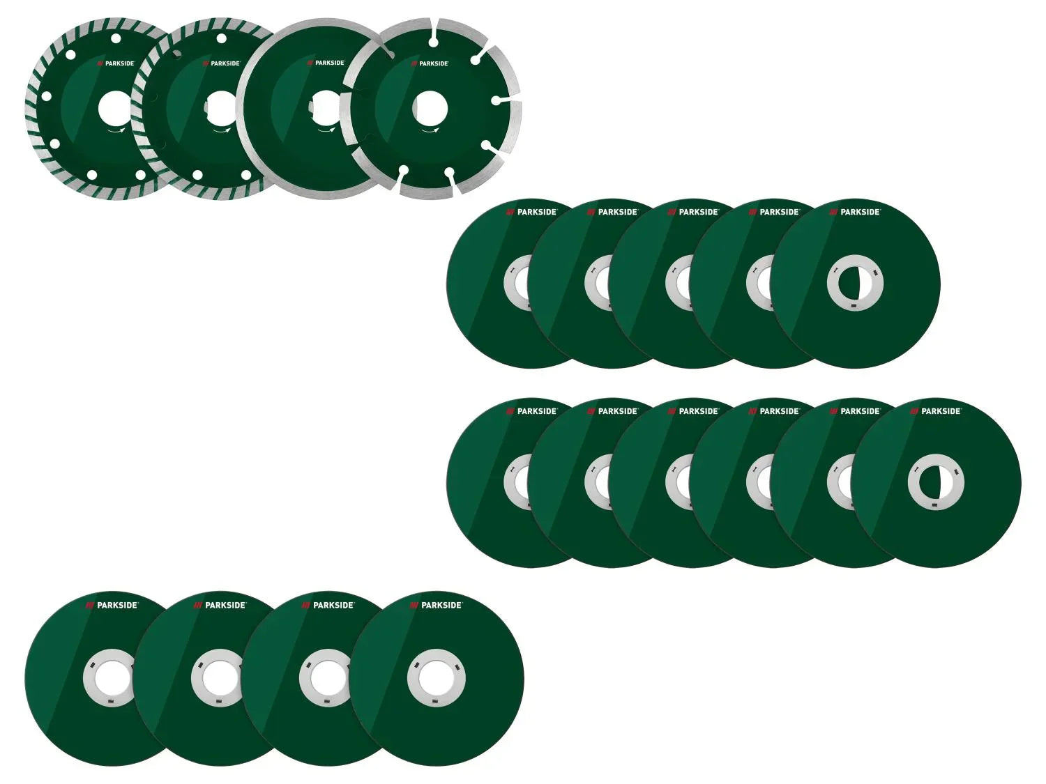 PARKSIDE Set de disques  trononner pour meuleuse d'angle