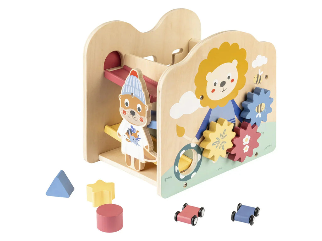 lupilu Chariot  pousser ou cube de motricit en bois