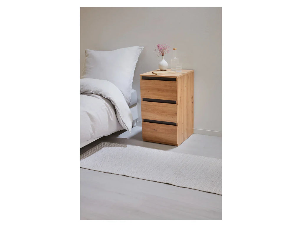 LIVARNO home Lot de 2 commodes Genve, imitation chne