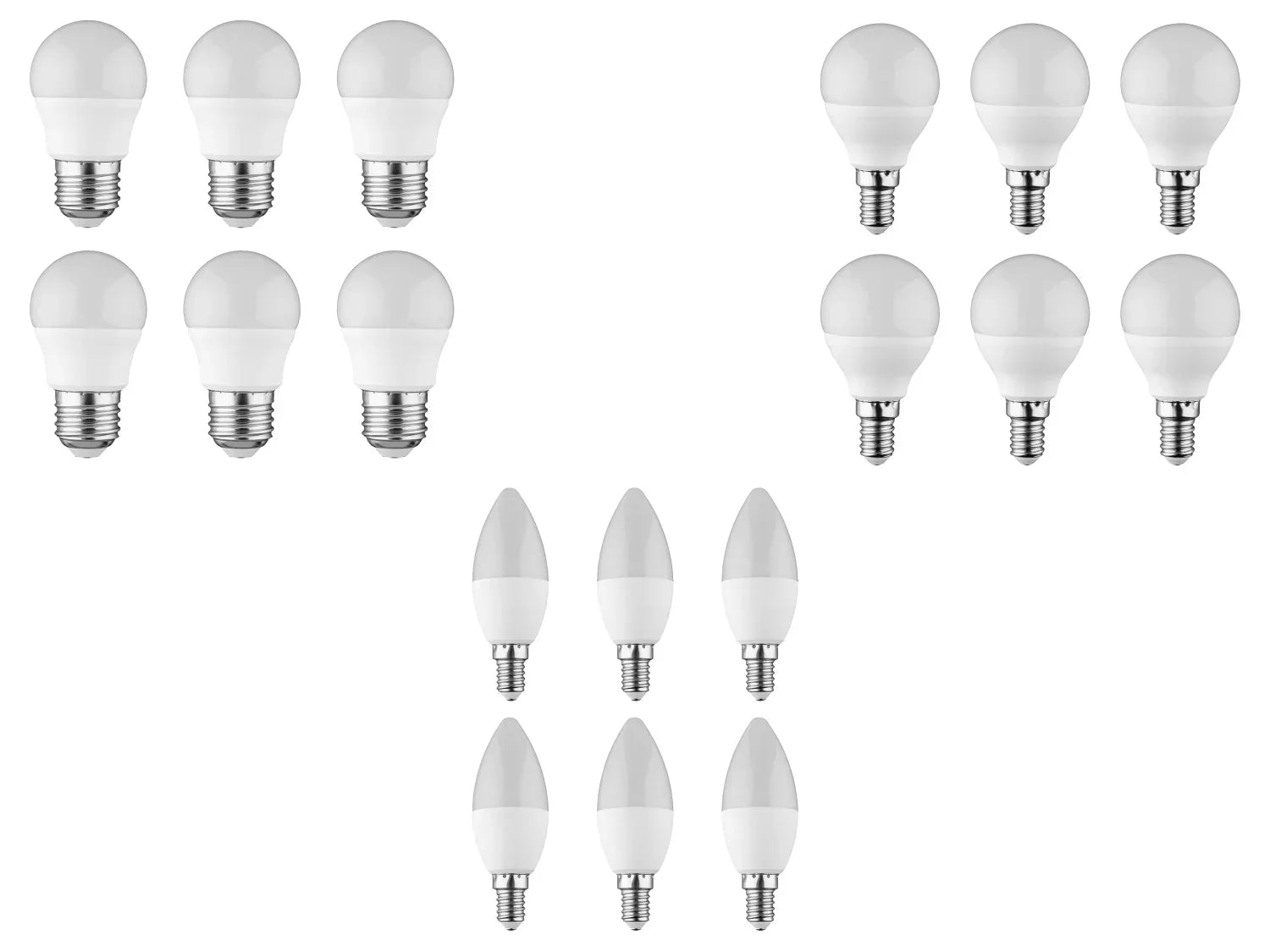 LIVARNO home Lot de 6 ampoules LED