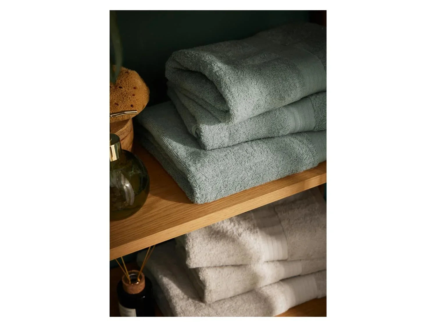 LIVARNO home Serviettes de toilette en ponge