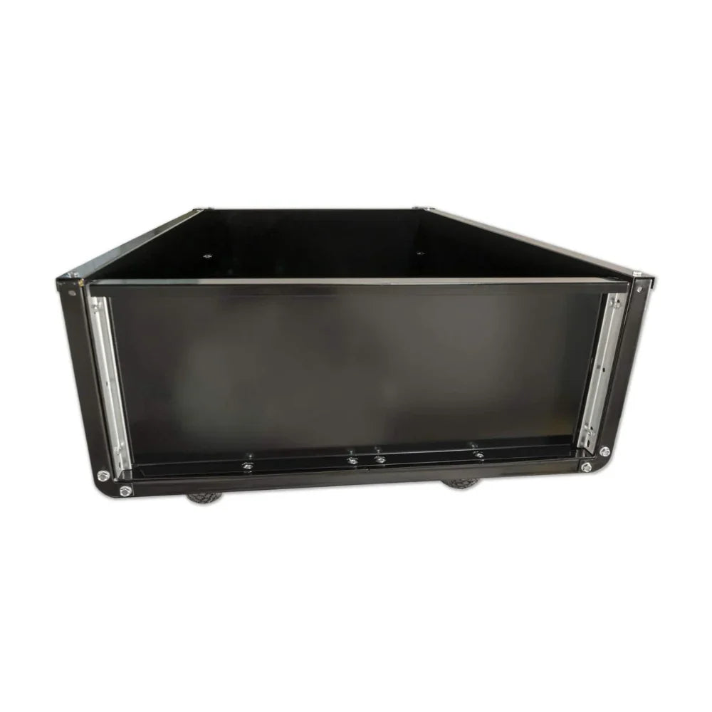 Utility Tow Behind Steel Dump Cart, 750 Pound Capacity