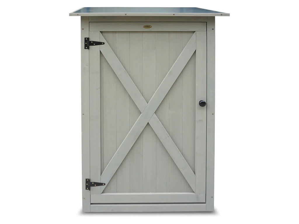 HABAU Armoire de jardin Benno, 76 x 56 x 117 cm, gris