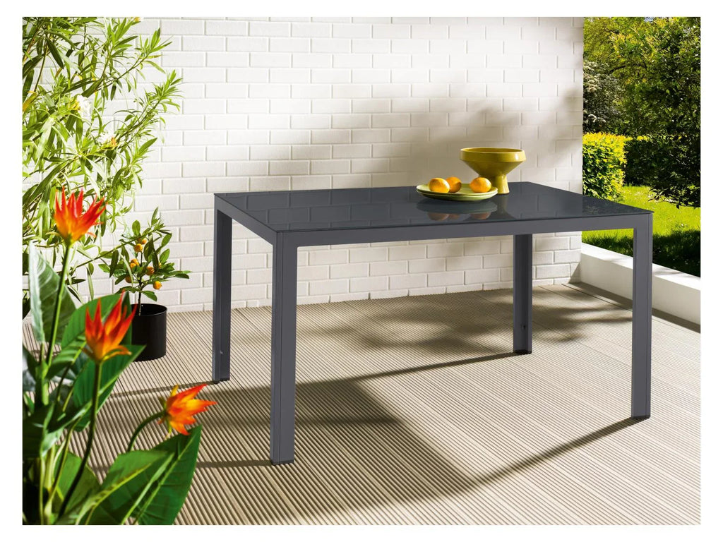 LIVARNO home Table de jardin + Lot de 6 fauteuils en aluminium Toronto