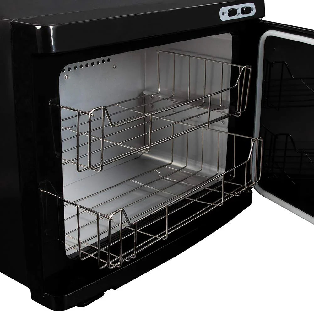 ForPro Professional Collection Premium Hot Towel Warmer, 23L Extra Large Capacity, Two Stainless Steel Racks, White