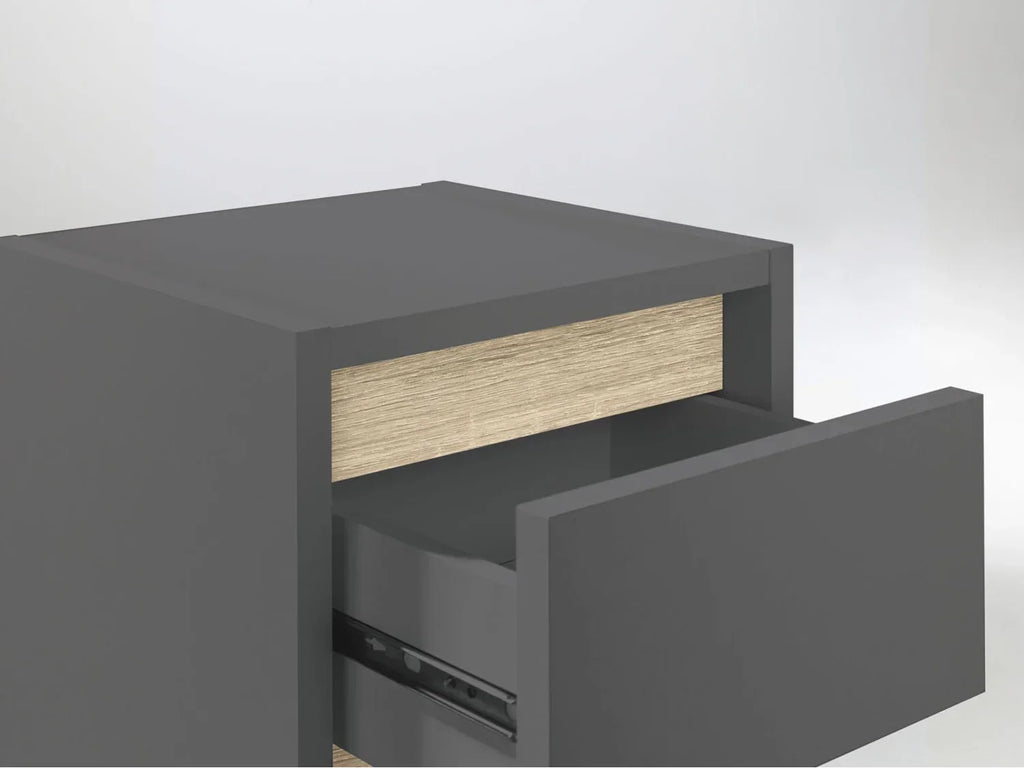 LIVARNO home Armoire latrale de salle de bains Oslo, 32 x 99 x 30 cm, anthracite