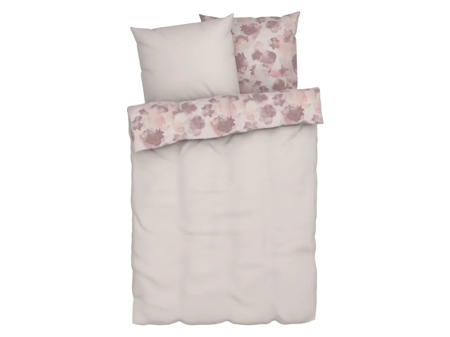 LIVARNO home Parure de lit en satin rversible, 260 x 240 cm