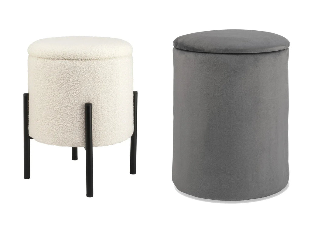 LIVARNO home Tabouret avec compartiment de rangement,  35 cm