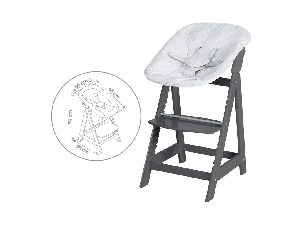 roba Chaise haute volutive Born Up Zick Zack 2 en 1