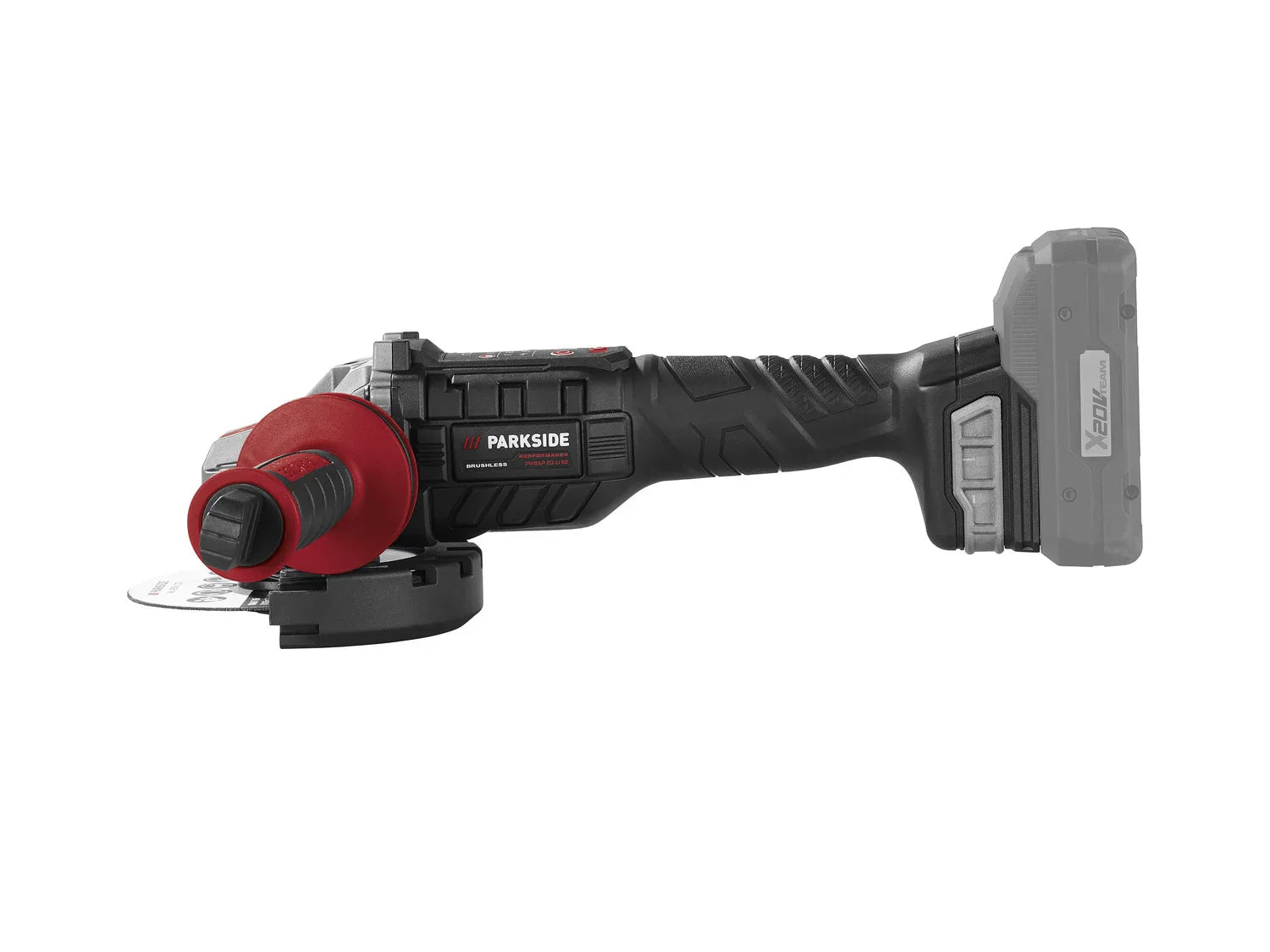 PARKSIDE PERFORMANCE Meuleuse d'angle sans fil PWSAP 20-Li E6, 20 V