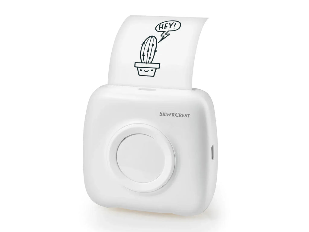 SILVERCREST Mini Pocket Printer avec rouleau de papier
