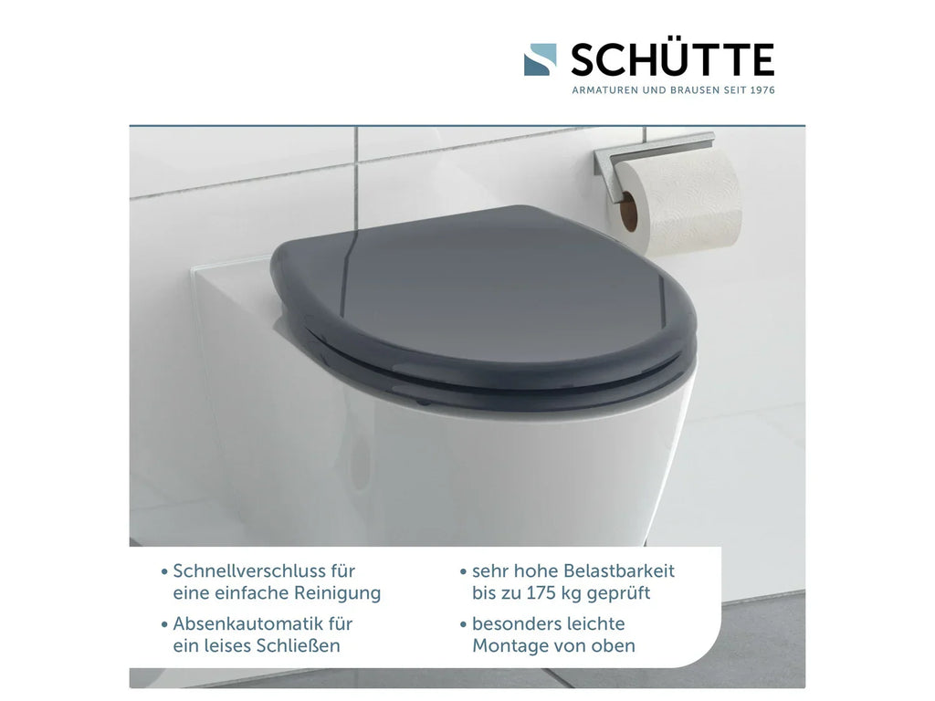 Schtte Abattant WC, avec fermeture en douceur