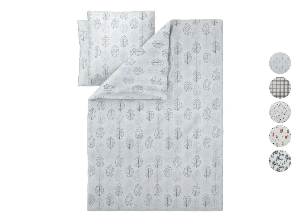 LIVARNO Parure de lit en flanelle, 260 x 240 cm