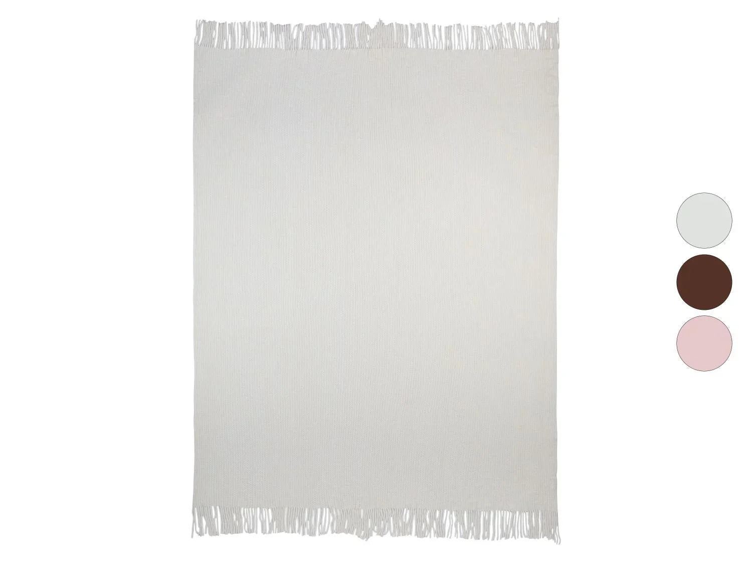 LIVARNO home Plaid en maille chenille