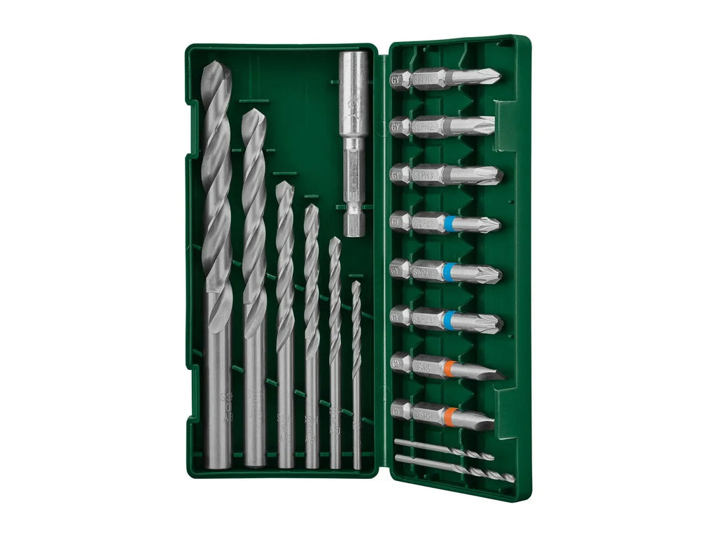 PARKSIDE Set perceuse-visseuse sans fil PABS 20-Li G8 + batterie + chargeur + accessoires, 20 V