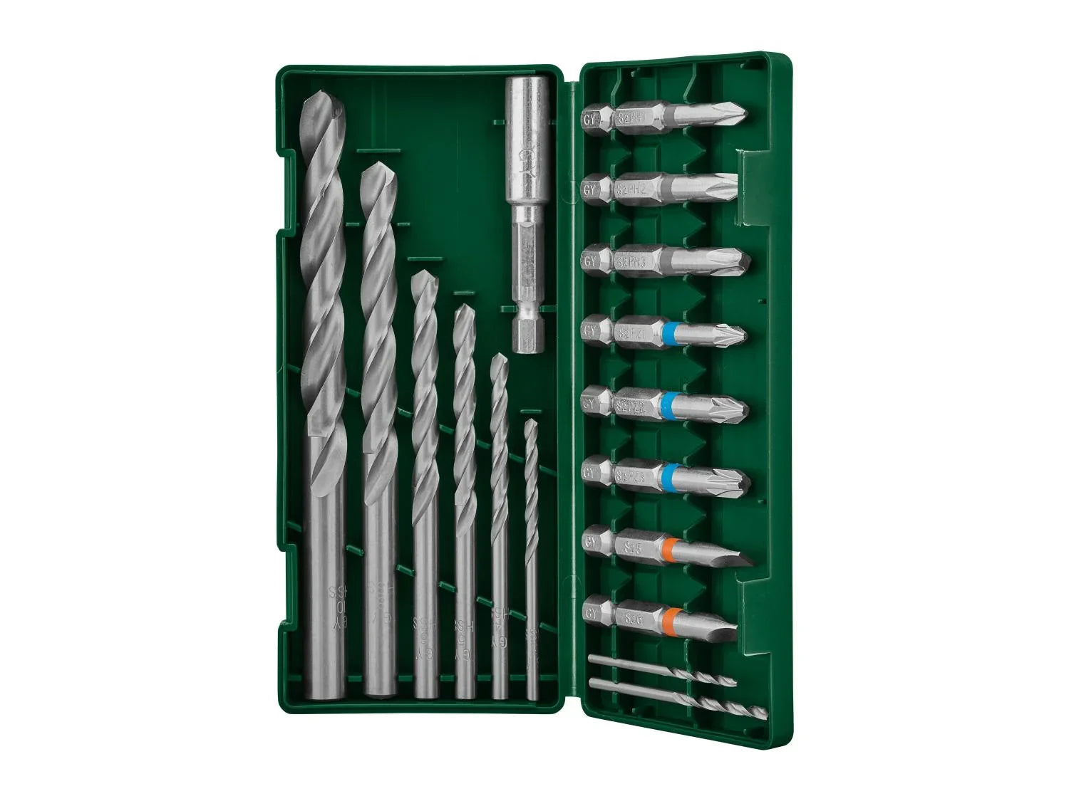 PARKSIDE Set perceuse-visseuse sans fil PABS 20-Li G8 + batterie + chargeur + accessoires, 20 V