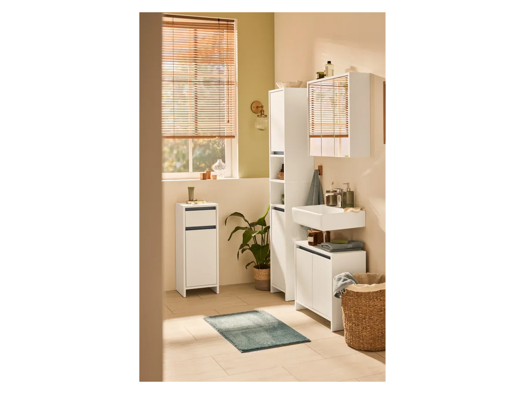 LIVARNO home Armoire de toilette haute Oslo, 32 x 180 x 28 cm, blanche