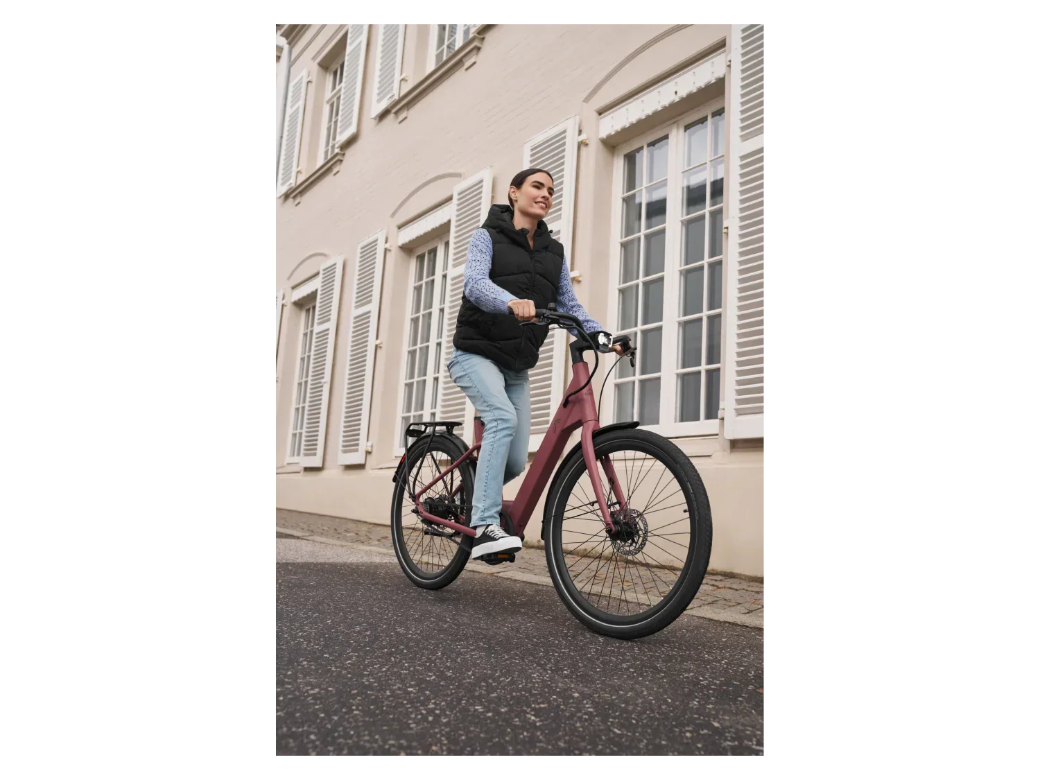 CRIVIT Vlo lectrique Urbain  Courroie Belt Drive Y.3