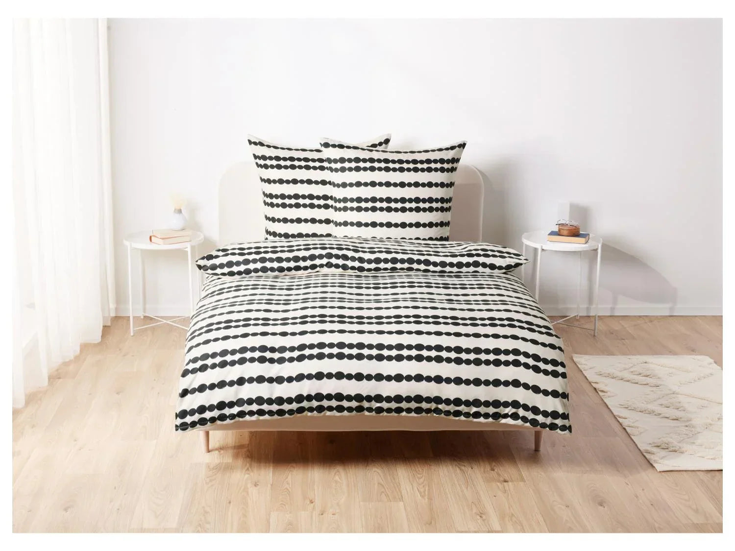 LIVARNO home Parure de lit en satin microfibre, 260 x 240 cm