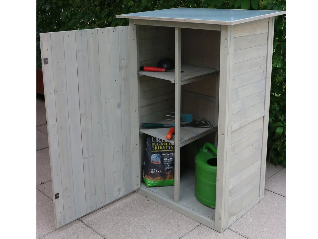HABAU Armoire de jardin Benno, 76 x 56 x 117 cm, gris