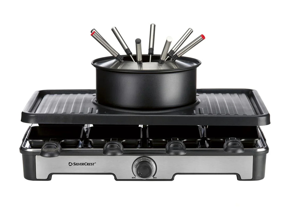 SILVERCREST Combinaison grill raclette et fondue Premium