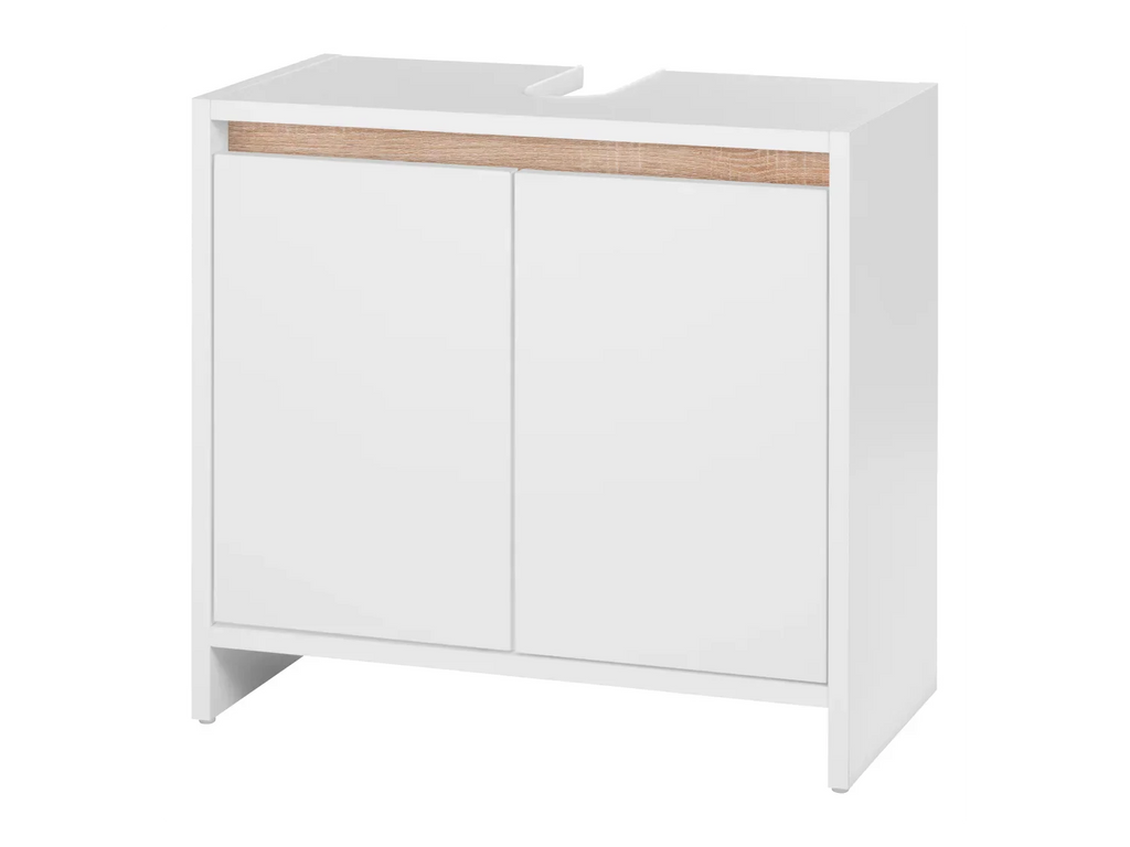 LIVARNO home Meuble sous-vasque Oslo, 60 x 55 x 28 cm, blanc