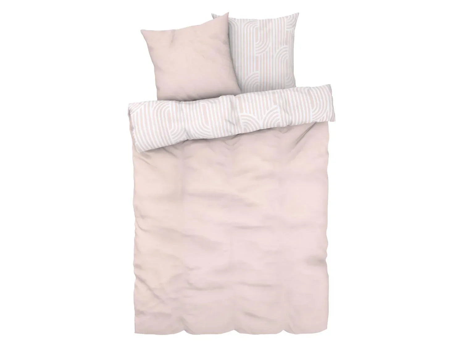 LIVARNO home Parure de lit double face en percale, 240 x 260 cm