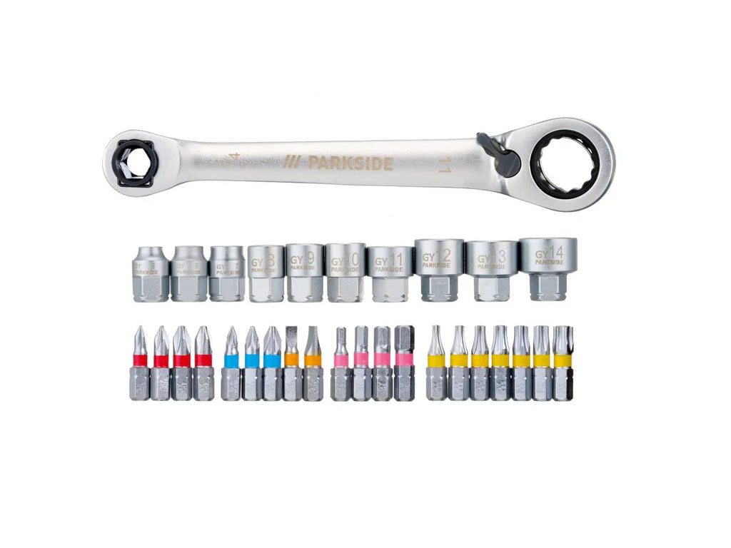 PARKSIDE Jeu de cls  douille, 31 pices
