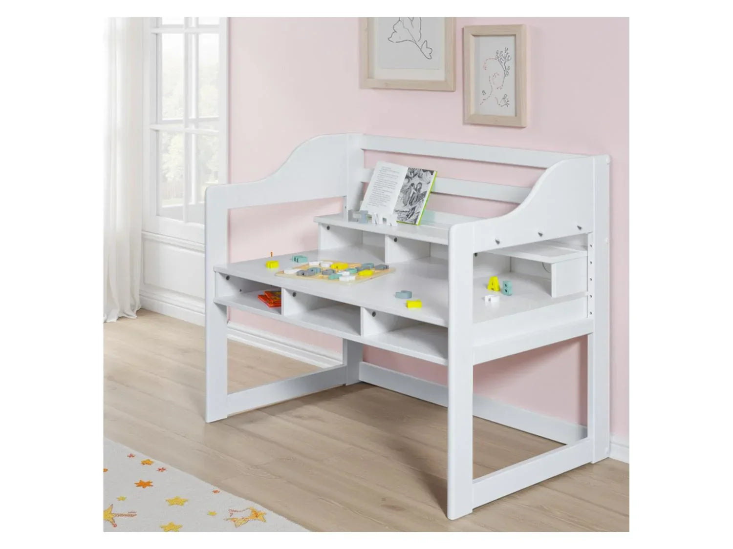 Inter Link Bureau d'enfant Kids Learning, 112 x 68,3 x 91 cm