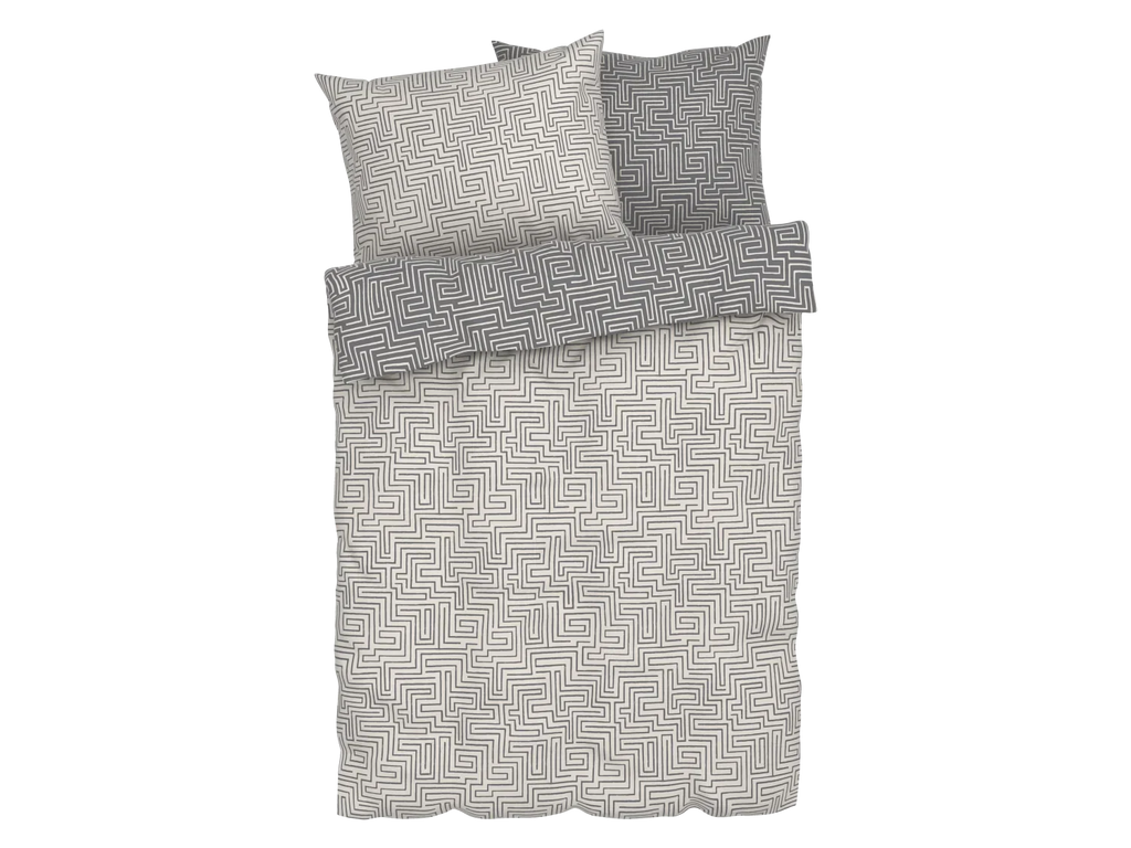 LIVARNO home Parure de lit en satin microfibre, 240 x 220 cm