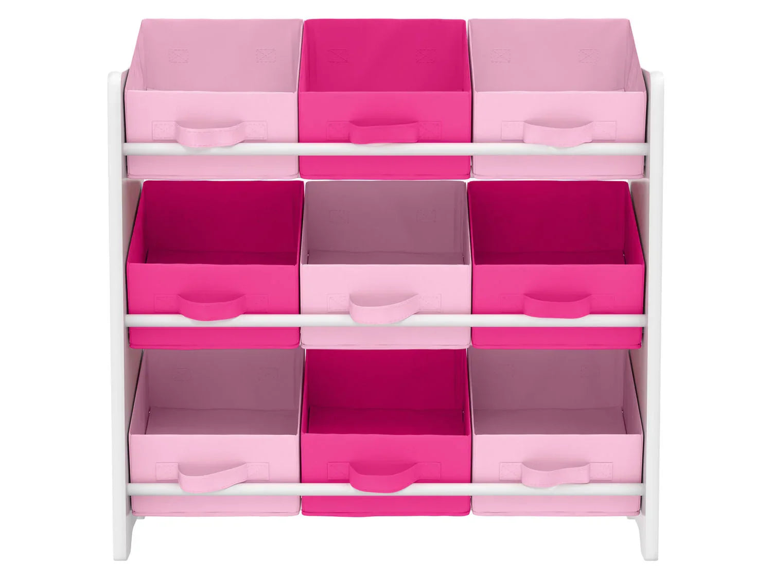 LIVARNO home Meuble de rangement pour enfants, avec 9 botes textiles