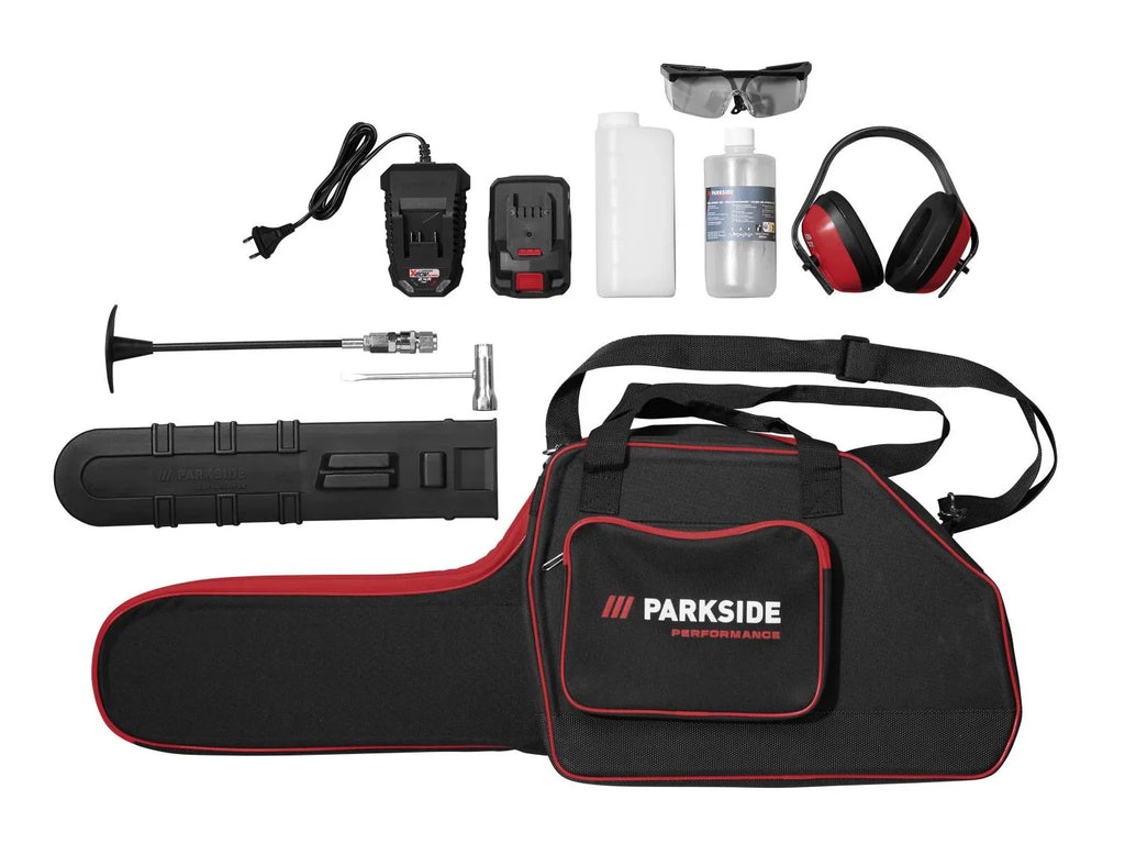 PARKSIDE PERFORMANCE Trononneuse  essence avec dmarrage lectrique PPBKS 56 A1, 18, 20 V