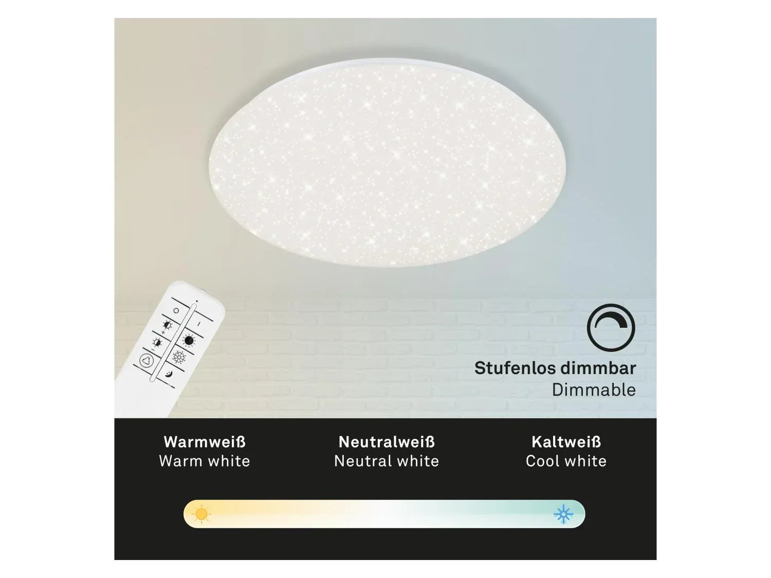 Briloner Plafonnier LED CTT